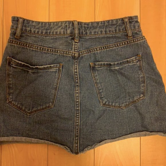 Forever 21 Blue Jean Skirt - Picture 4 of 4